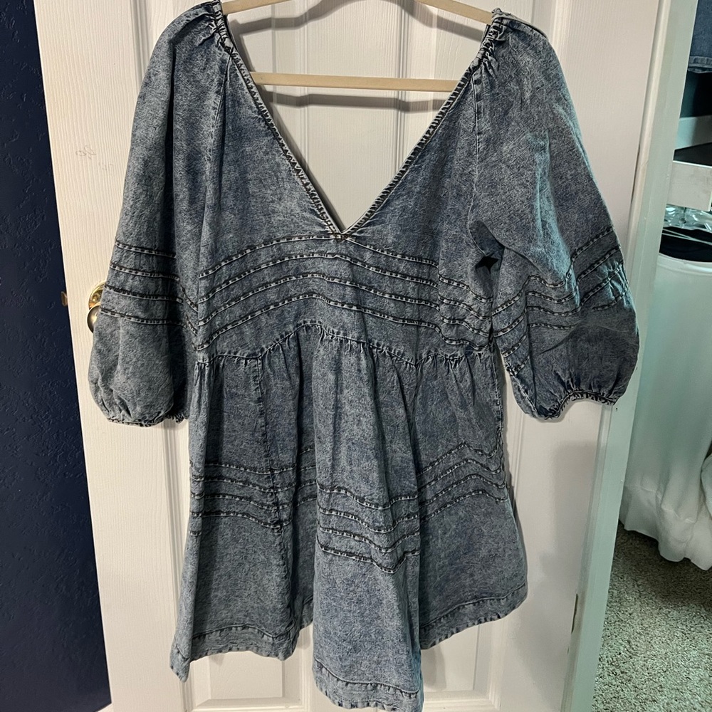 Free people mini dress! Size medium